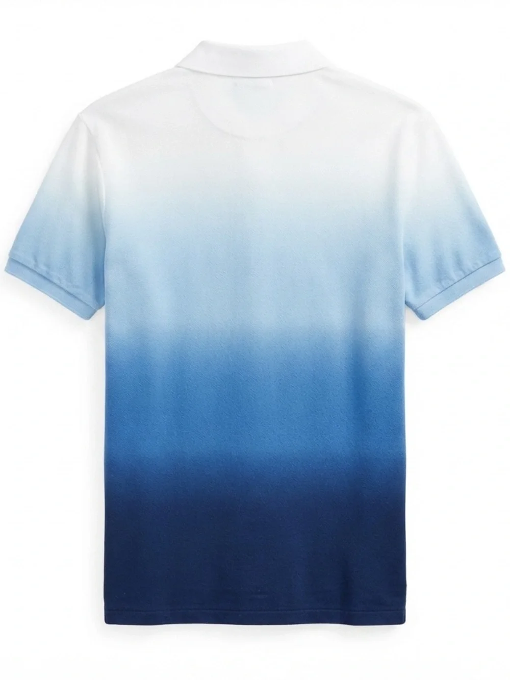 Ralph Lauren Men's White Blue Ombre Polo Shirt 2XLT Tall GUC